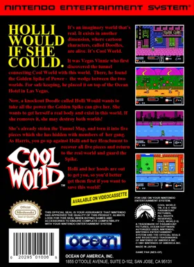 Cool World (USA) box cover back